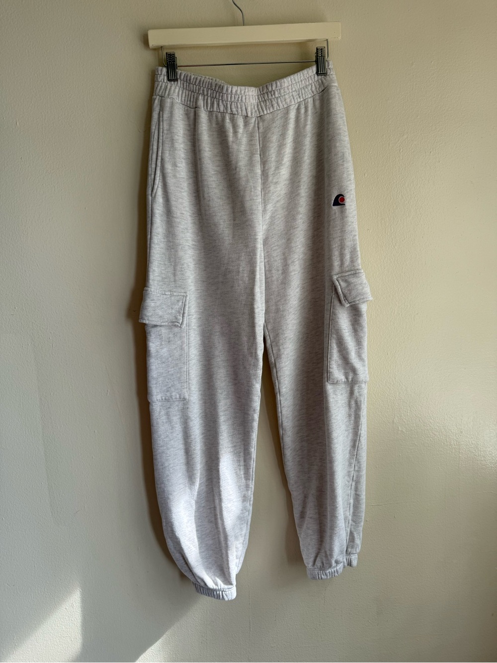 Sundry Grey Cargo Jogger Sweatpants